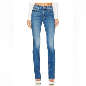Mother Jeans The Double Insider Heel Jeans in Opposites Attract